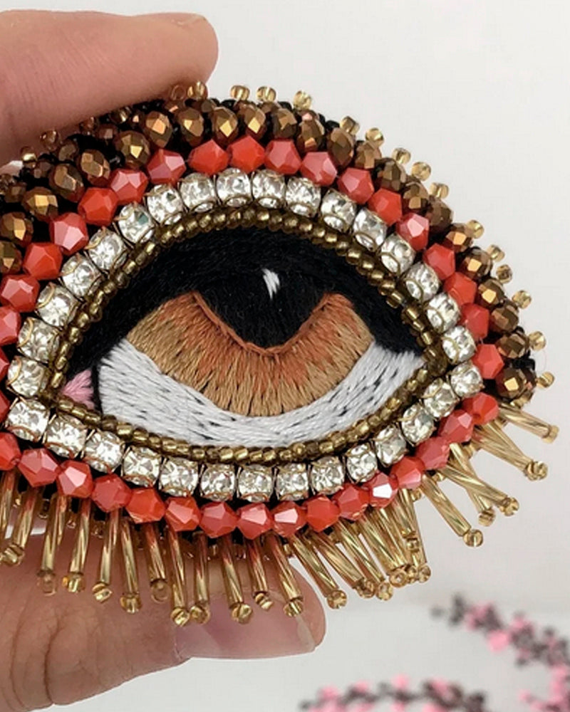 Sacred Eye Broche - sunkissed